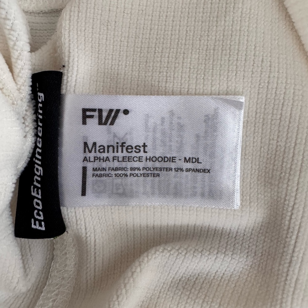 FW Manifest Alpha Fleece Hoodie. HARD TO FIND! - Picture 5 of 10